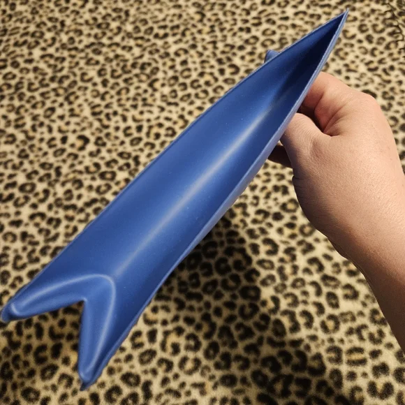 Glow Getter Blue Zippered Oversized Makeup Cosmetic Pouch Bag, 100% EVA, NWOT - Picture 4 of 8